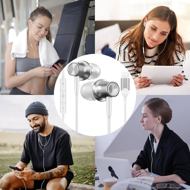 USB C Kopfhörer für Samsung Galaxy A36 A56 A26 A17 A54 A34 A35 A55 S25 Pixel 10 9 8 Pro Kopfhörer mi
