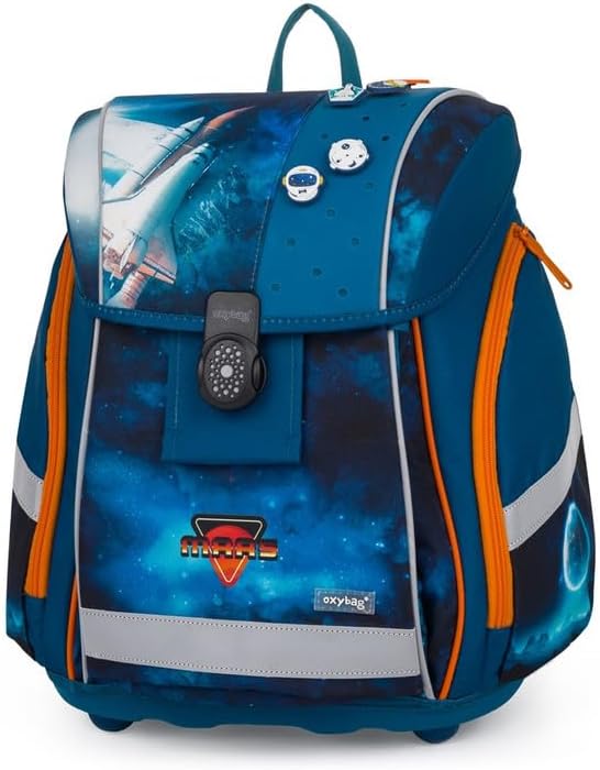 Schulranzen 8 TLG Ergonomische Schulrucksack Set Sportbeutel Federmappe Kunstponcho Trinkflasche Sna