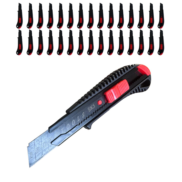 Cuttermesser Carbonstahl Set Universal Pro 30x Cuttermesser Teppichmesser leicht handlich