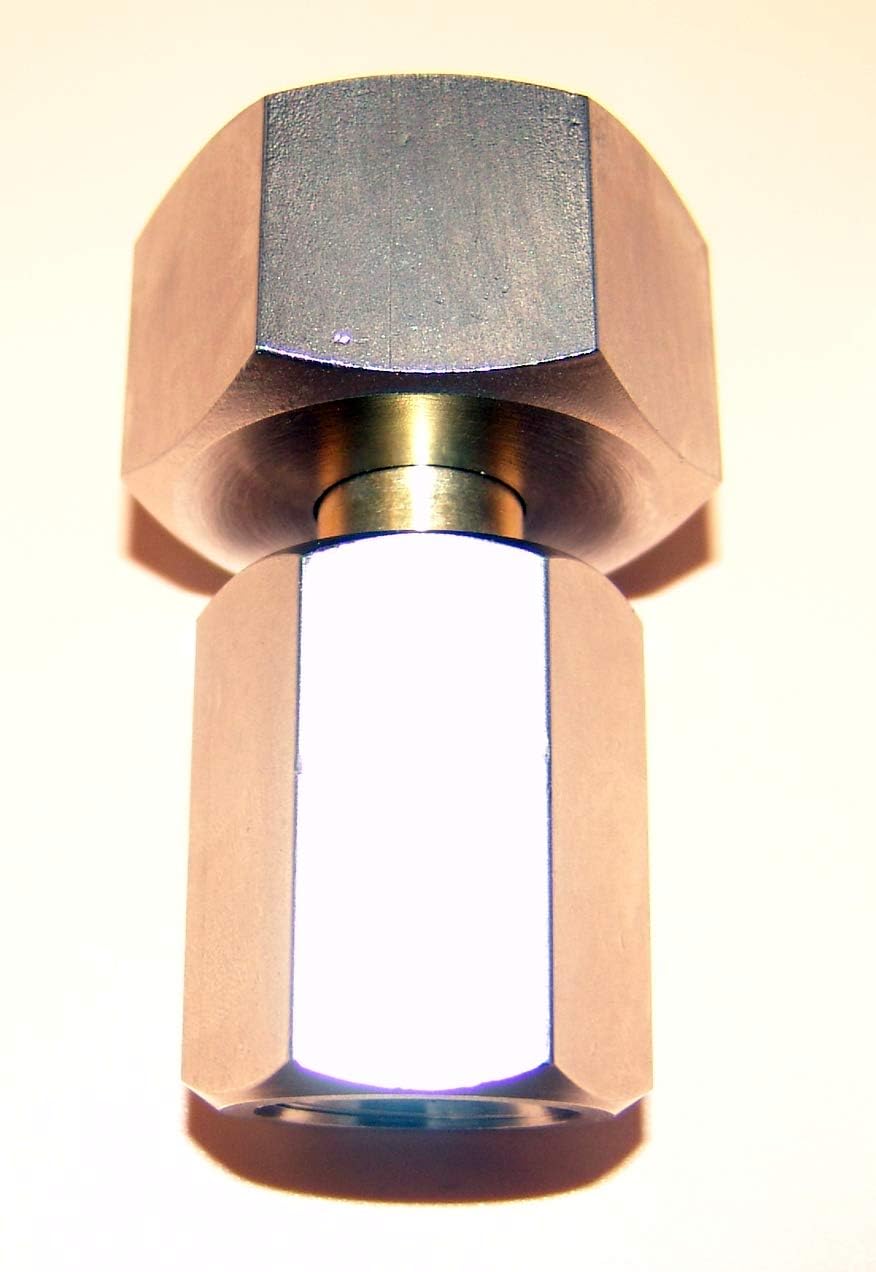 Multiadapter 300 Bar Sauerstoff/Helium/Druckluft auf G5/8" Sauerstoff Bullnose Innengewinde