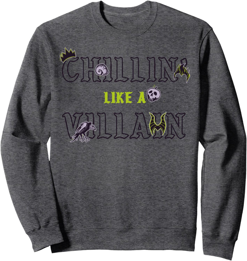 Disney Chillin Like A Villain Halloween Sweatshirt