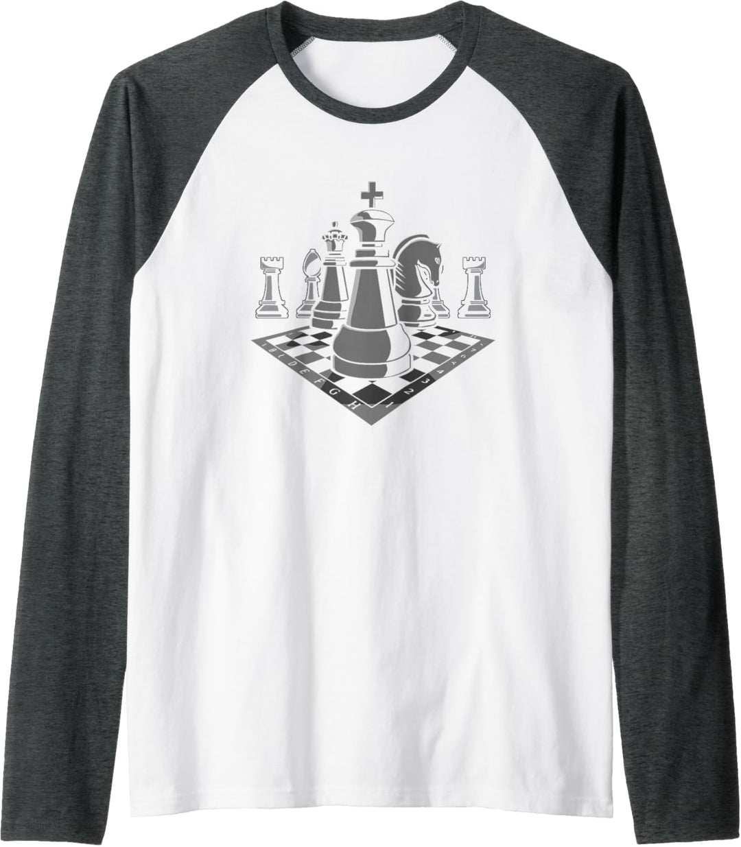Schachspieler Schachfigur Schachbrett - König Schach Raglan