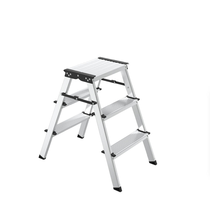 Amig Klapphocker 3 Stufen Aluminium 57x60x36 cm