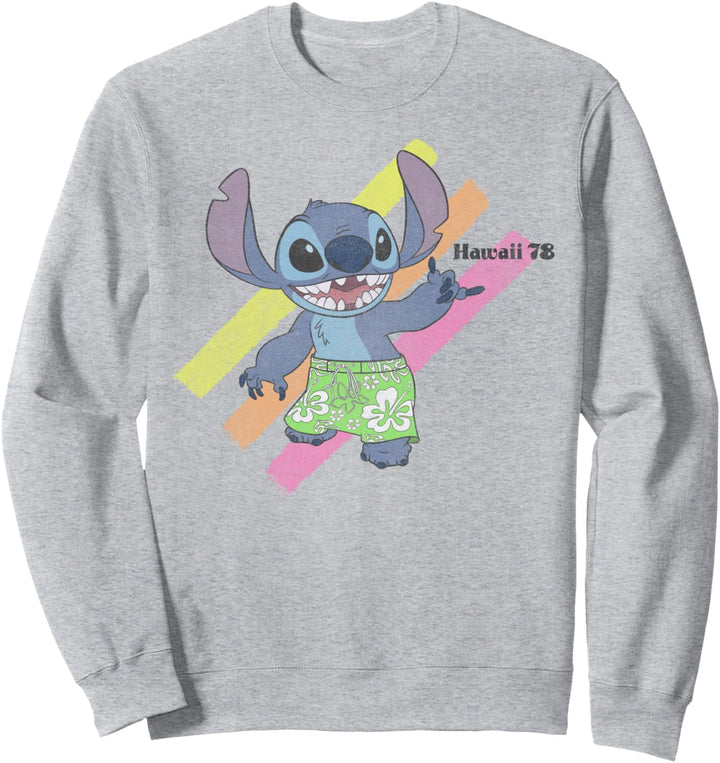 Disney Lilo & Stitch Hawaii 78 Stitch Portrait Sweatshirt
