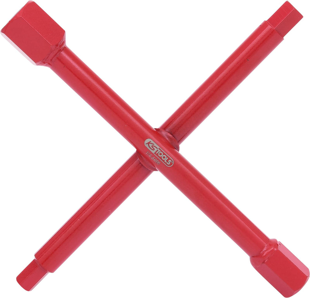 KS-Tools 116.6000-E Sanitär-Kreuzschlüssel, 7 Funktionen