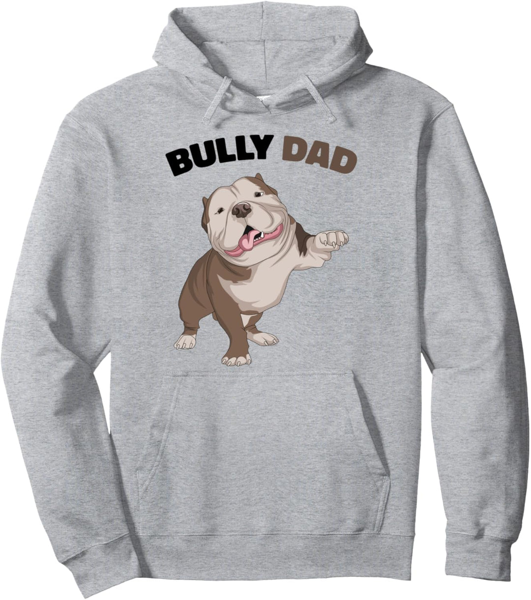 American Bully Dad Hunde Papa Hundehalter Männer Pullover Hoodie