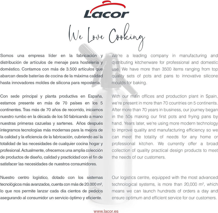 Lacor Siphon, Papier, Zentimeter