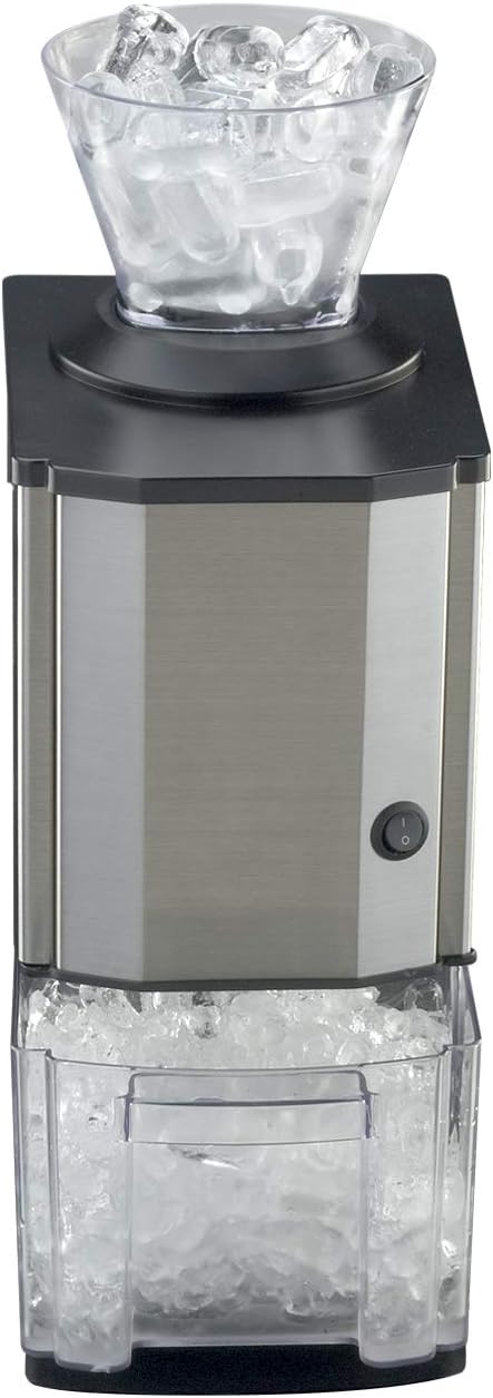 RGV Crush Ice Maker Junior Schwarz/Edelstahl/Transparent