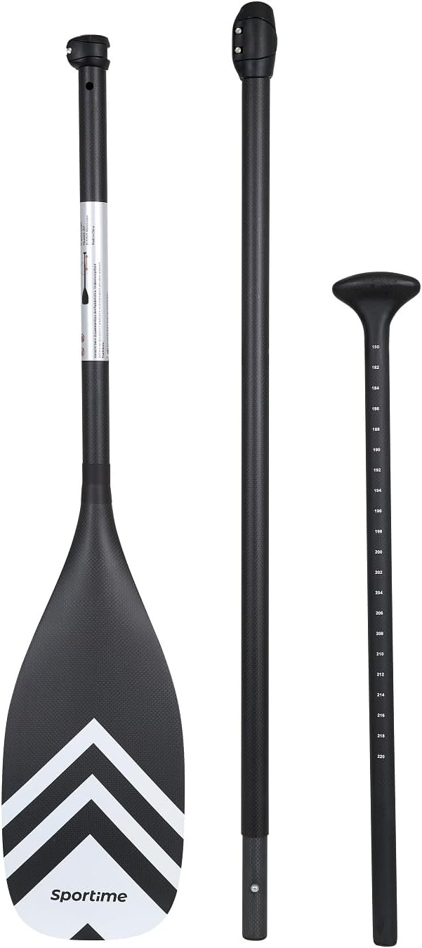 Sportime Full-Carbon-Paddel 3-teilig