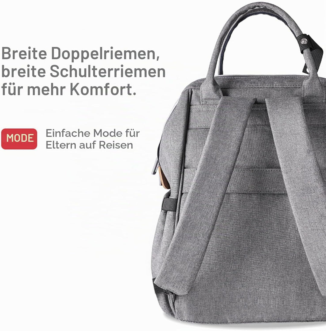 Baby Wickelrucksack Wickeltasche,Multifunktional Grosse Kapazität Rucksack,Babytasche Reisetasche fü