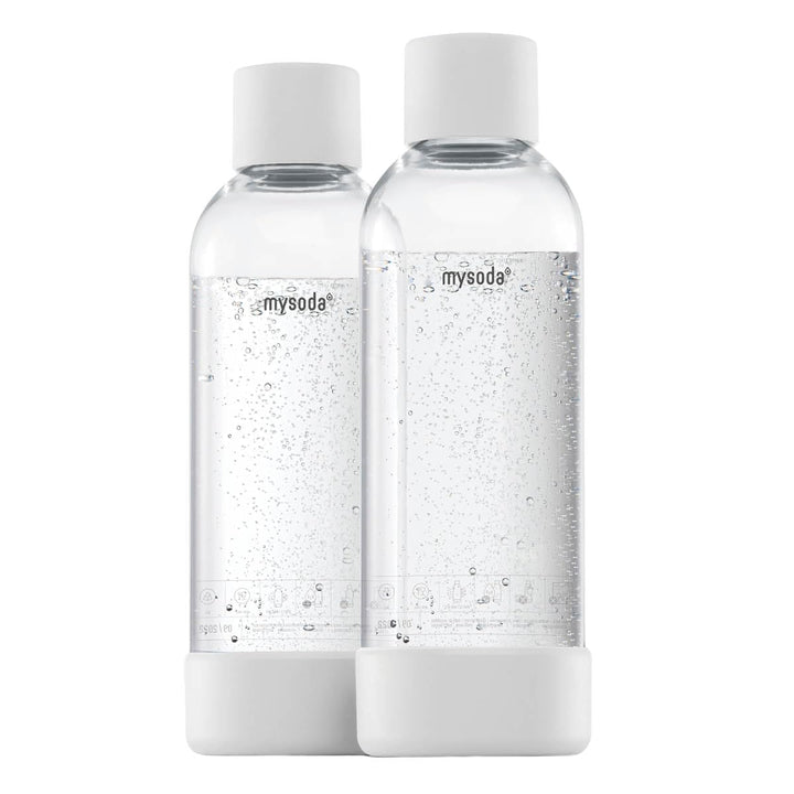 Mysoda: Wiederverwendbare Wasserflasche für Wassersprudler, BPA-freies Plastik, mit Quick-Lock Schne