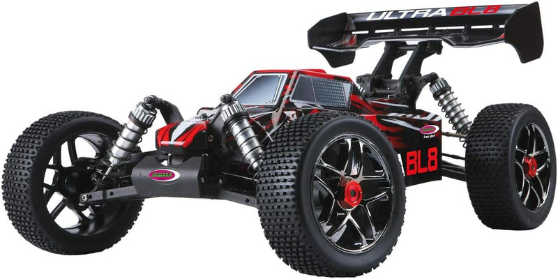 JAMARA 059730 - Ultra BL8 Buggy 1:8 4WD Lipo 2,4GHz - Allrad, Brushless Motor, 60A Regler, spritzwas