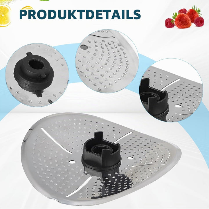 Messerabdeckung Kochmaschinen Klingenabdeckung aus Edelstahl Kompatibel mit Monsieur Cuisine Connect