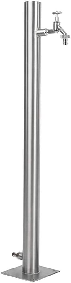 KTC Tec Wassersäule SRG 650 mm Edelstahl V2A Bewässerung Zapfstelle Zapfsäule Gartenschlauch Spender