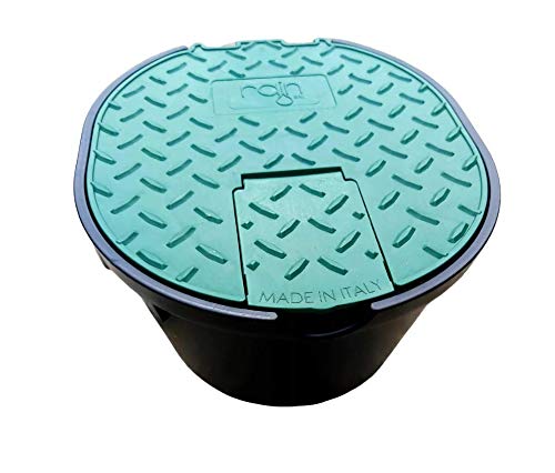 RAIN Ventilkasten Ventilbox Verteilerkasten Bewässerung rund mit Kugelhahn 3/4" PZCR 15