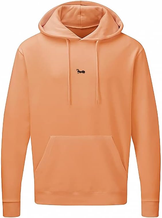 strongAnt Herren Hoodie Baumwolle Kapuzenpullover mit Bauchtasche Sweatshirt Pullover Sweatjacke Lan