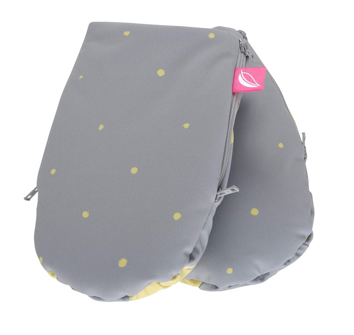 1 Paar Handwärmer Muffs für Kinderwagen - aus Softshell (Kleckse gelb), Kleckse gelb
