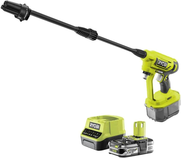 RYOBI RY120352K ONE+ 18 Volt 320 PSI 0,8 GPM Kaltwasser schnurloser Kraftreiniger – 4,0 Ah Akku und