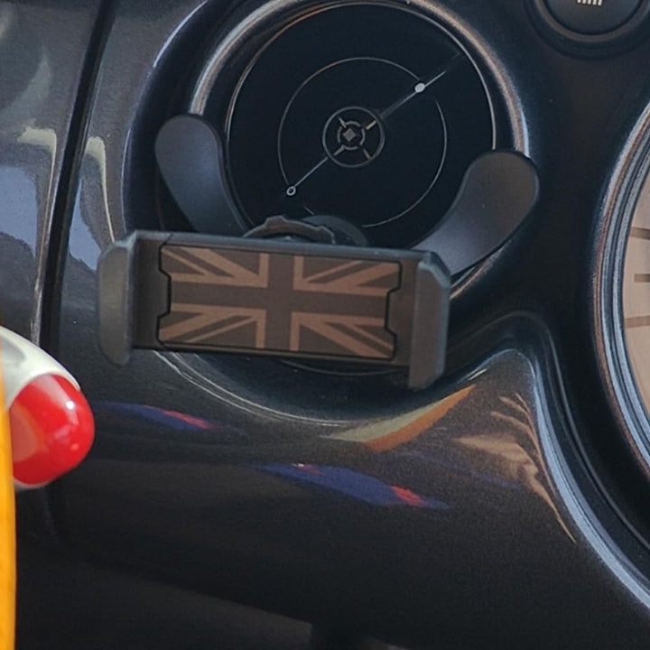 Handyhalterung für Mini R50 R52 R53, Autohandyhalter für runde Luftauslässe für Mini Cooper One R50