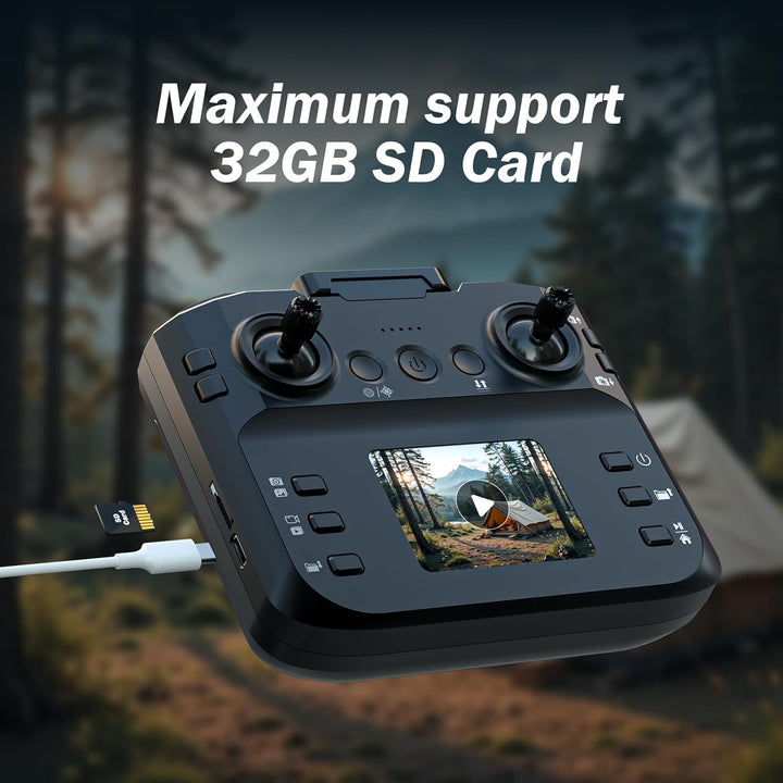 F417PRO FPV Drohne mit Kamera für Erwachsene Kinder Anfänger, LCD Bildschirm Fernbedienung, 1080P Mi