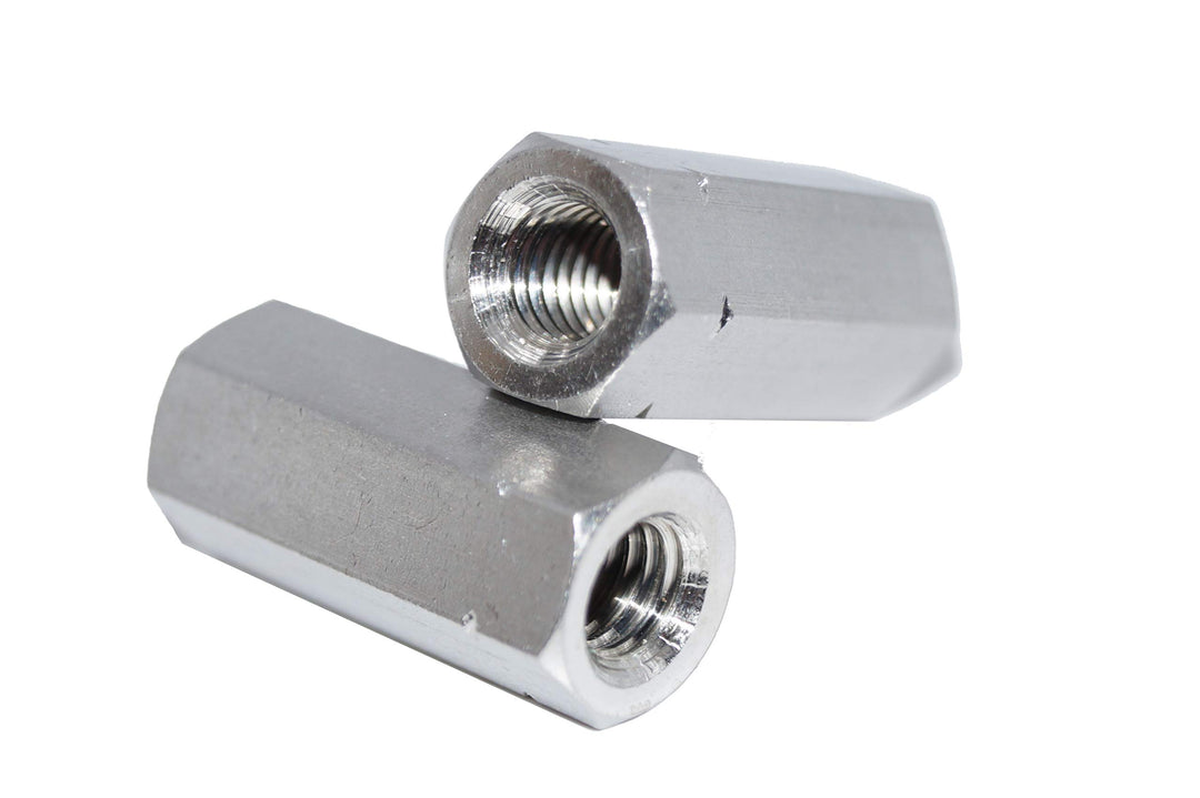 Sechskantmuffen M8X40 25 Stück Gewindemuffen Aussensechskant SW 13 Art. 9071 A2 Edelstahl M8X40 Verp