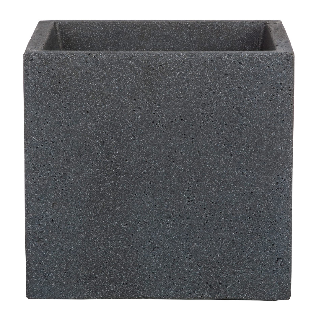 Scheurich C-Cube Pflanzgefäss Stony Black 40 cm, Höhe 33