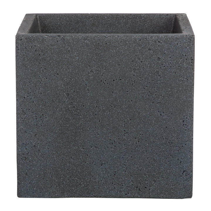 Scheurich C-Cube Pflanzgefäss Stony Black 40 cm, Höhe 33