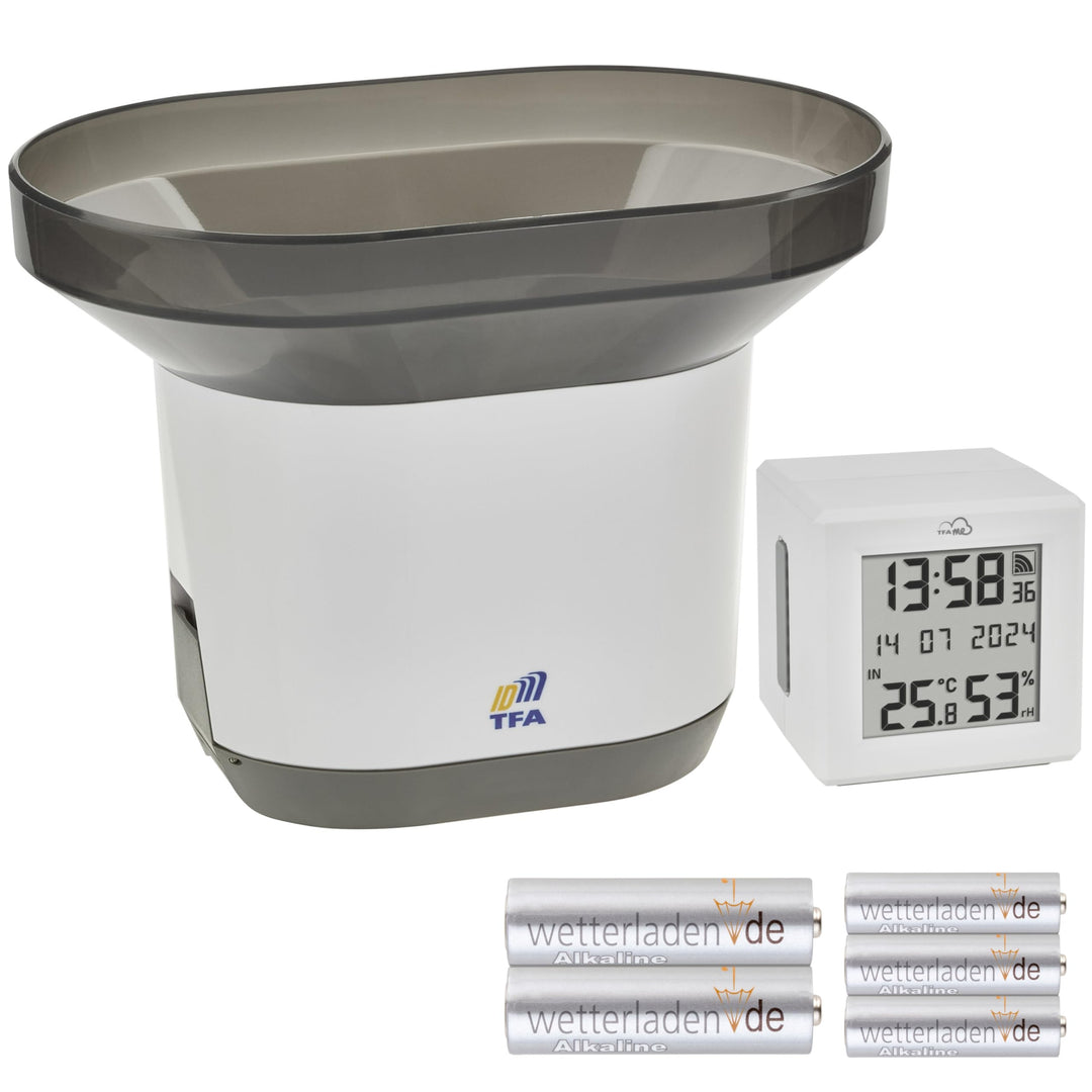 TFA 35.8111.02 Starterset TFA.me Gateway Regenmesser zur Überwachung von TFA-ID Sendern, inkl online