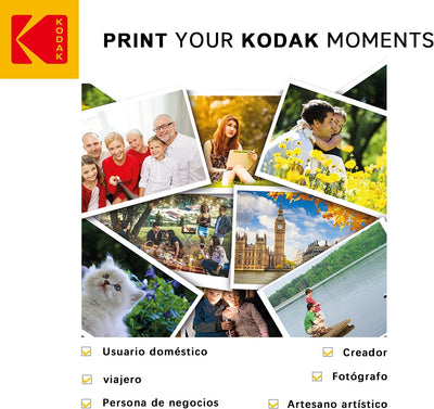 KODAK Premium Inkjet 200gsm A4 Hochglänzend Fotopapier DIN, 210MM*297MM,200 g/m², 50 Blatt, Fotokart