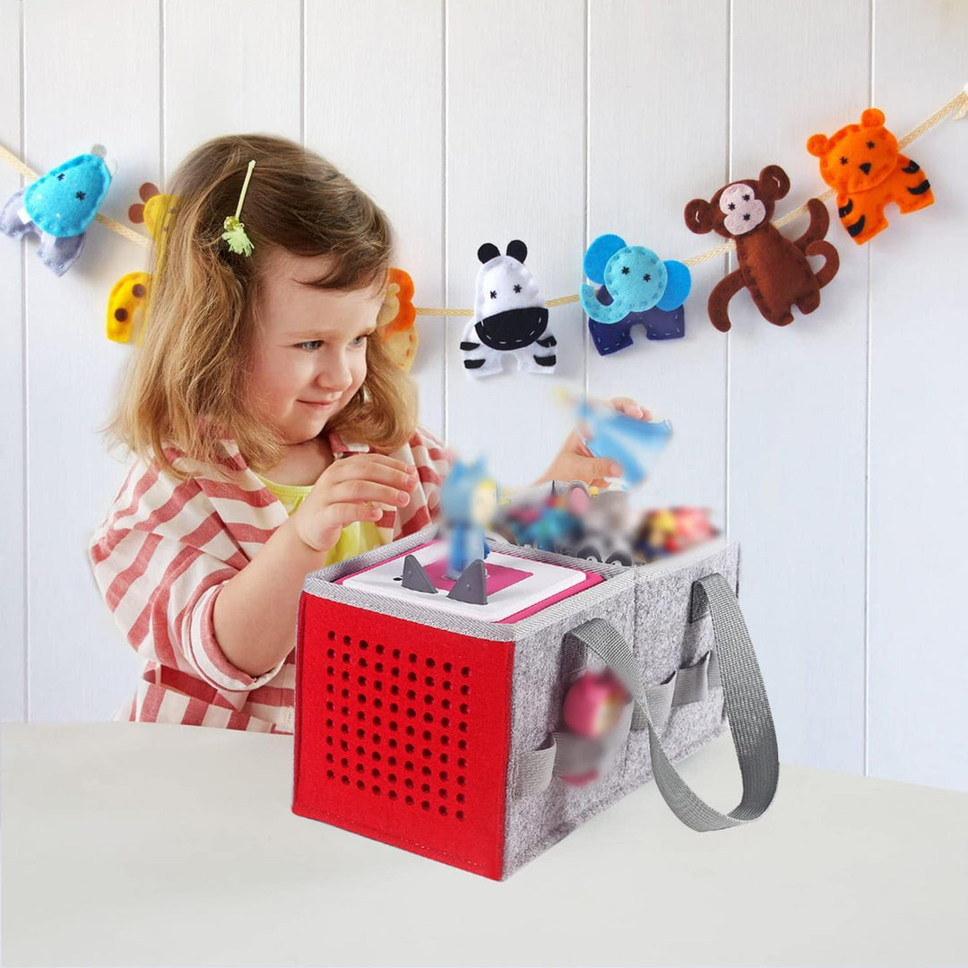 OUKNAK Tasche für Toniebox Starter Set Aufbewahrungstasche für Toniebox Figur, Home Outdoor Handtasc