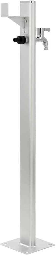 Festnight Garten-Wassers?ULE Aluminium Rund 95 cm | Wasserzapfs?ULE Garten Zapfs?ULE S?ULE
