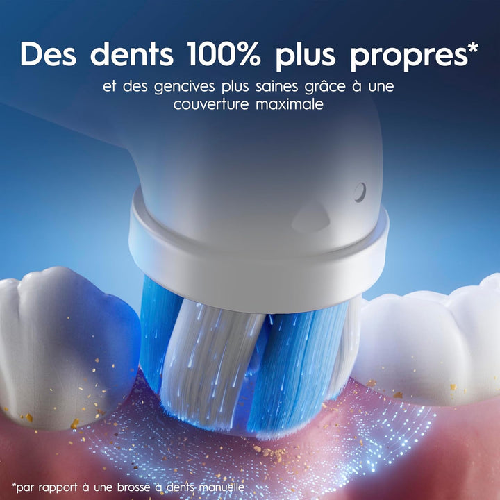 Oral-B iO 6N Elektrische Zahnbürste, Weiss, Reiseetui