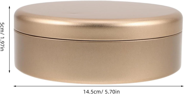 Alipis Metall Blechdose Mit Deckel Kleine Runde Aufbewahrungsbox Aus Weissblech Süssigkeitenbox Leer