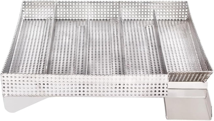 Beeketal 'Smoke XXL' Sparbrand Kaltraucherzeuger aus V4A Edelstahl mit 5 Kammern (L/B/H) ca. 205 x 2