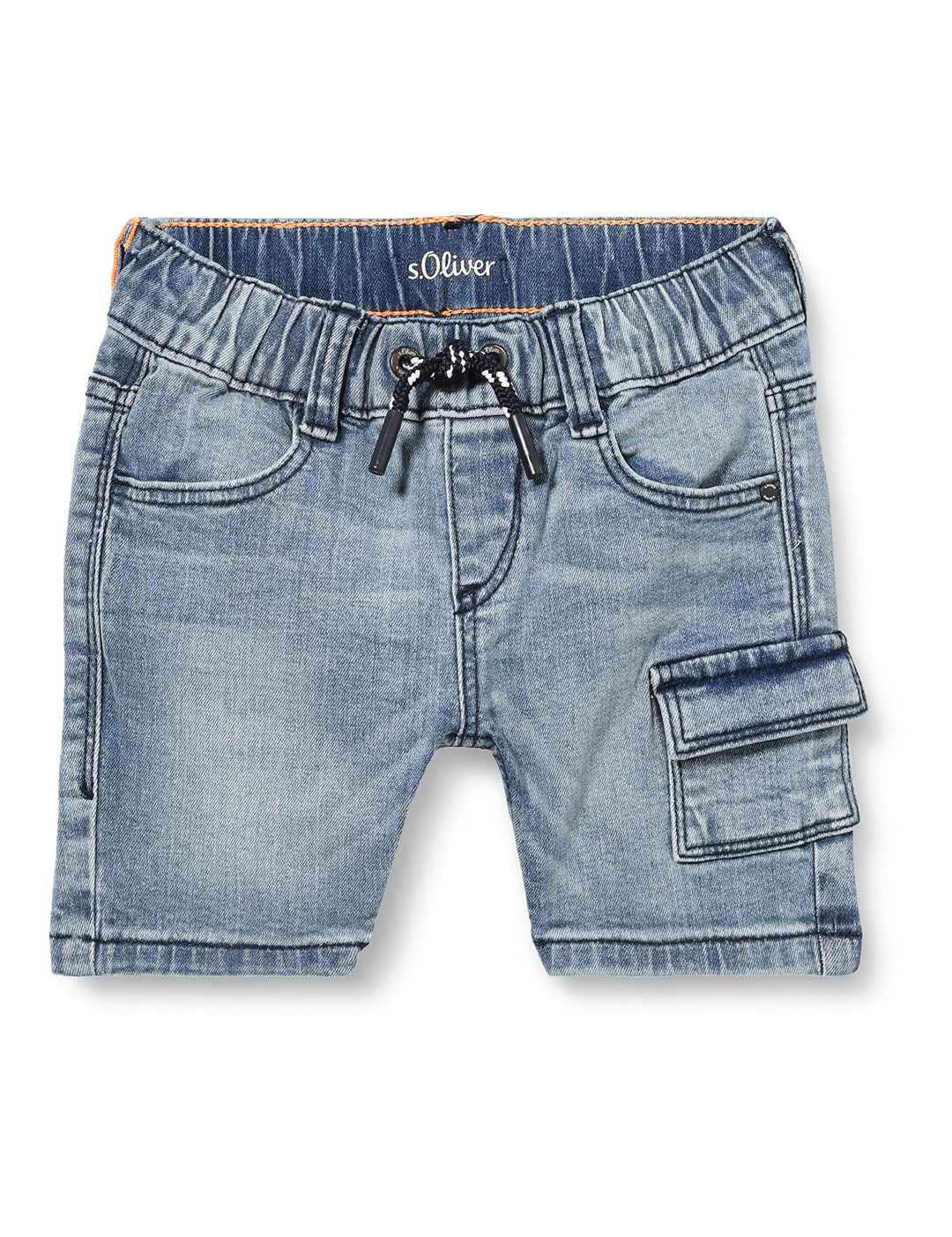 s.Oliver Jungen Jeans Short, Joggstyle 110 Slim Blau, 110 Slim Blau