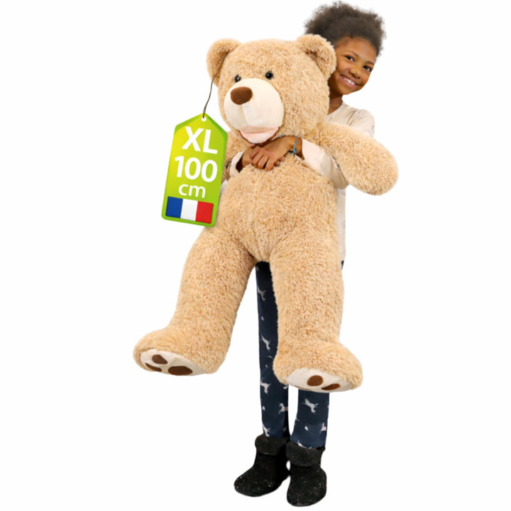 Bananair - Riesiger Plüschbär – ultraweich und flauschig, sicher umarmt – XXL-Teddybär, für Geburtst
