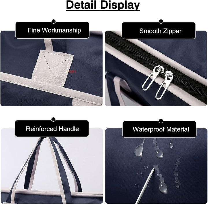FANDARE Reisetaschen Sporttasche Klassische Sporttaschen Herren Damen Handgepäck Weekender Umhängeta
