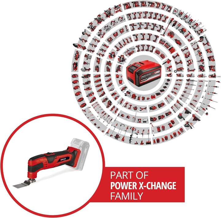Einhell Akku-Multifunktionswerkzeug TC-MG 18 Li-Solo Power X-Change (Li-Ionen, 18 V, magnetische Wer