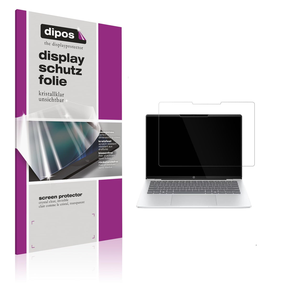 dipos I 2x Schutzfolie klar passend für HP OmniBook 5 14 Zoll Folie Displayschutzfolie, Ultra-Dünn,