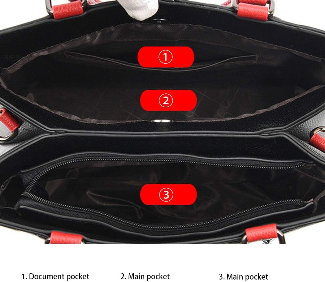 BUKESIYI Damen Tasche Umhängetasche Handtasche Frauen Klein Schultertasche Weekender Lack PU Leder C