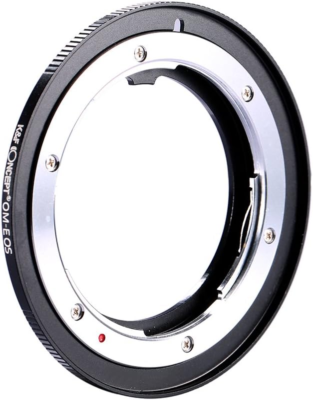 K&F Concept® OM-EOS Objektivadapter,Objektiv Adapter Canon,Objektiv Adapterring für Olympus OM Objek