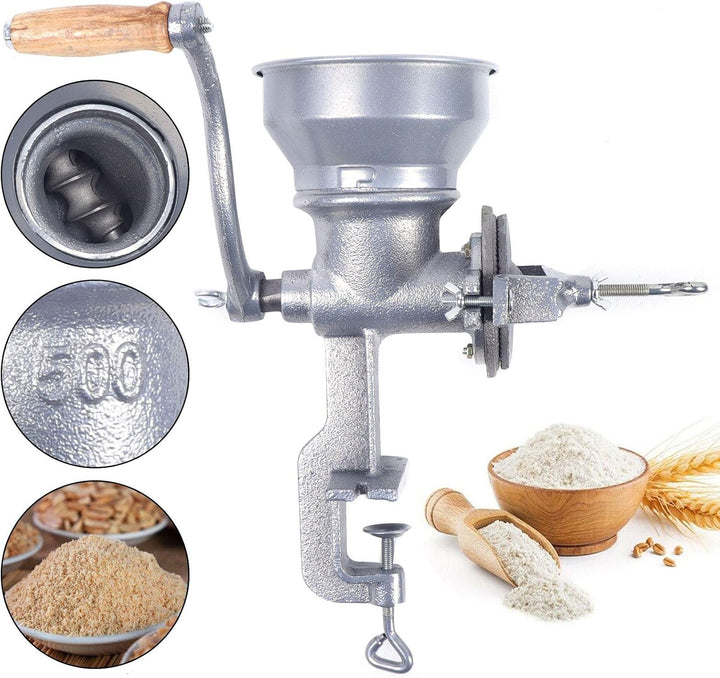 Getreidemühle Manuelle Kaffeemühle Getreidequetsche Körner Kräutermühle für Nüsse Kaffee Getreide Ma