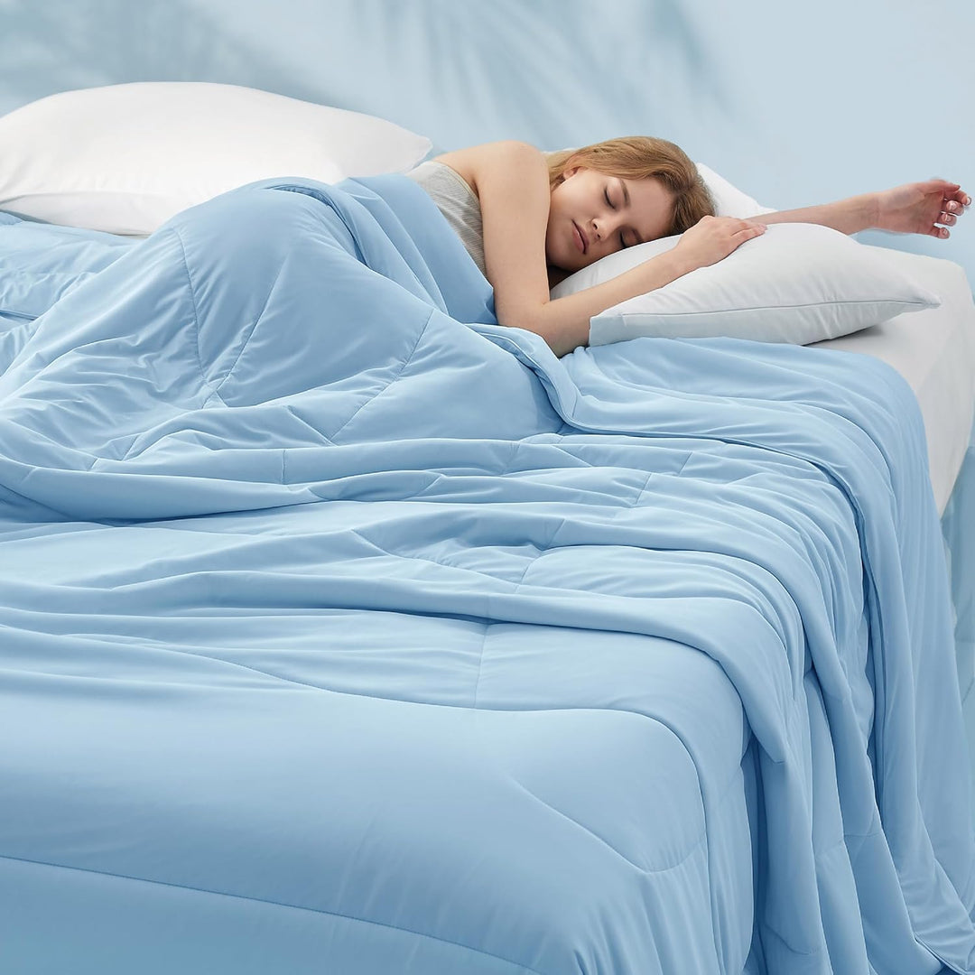BEDSURE Kühldecke 200x200 Kühlende Bettdecke - Cooling Blanket Q-Max >0,4 | Arc-Chill Kühlende Decke