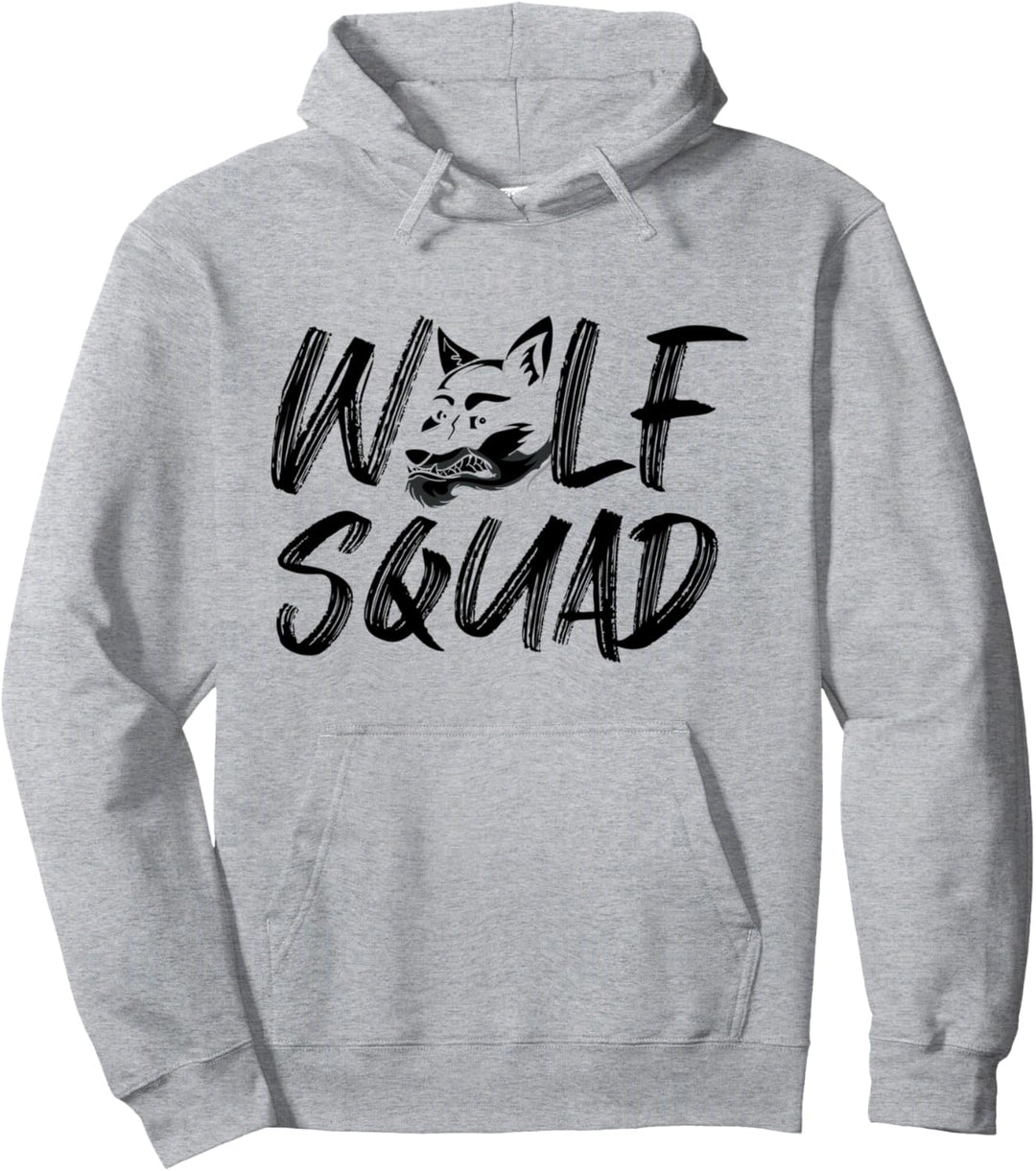 Natur Wald Tier Wolfsrudel Wildtiere Pullover Hoodie