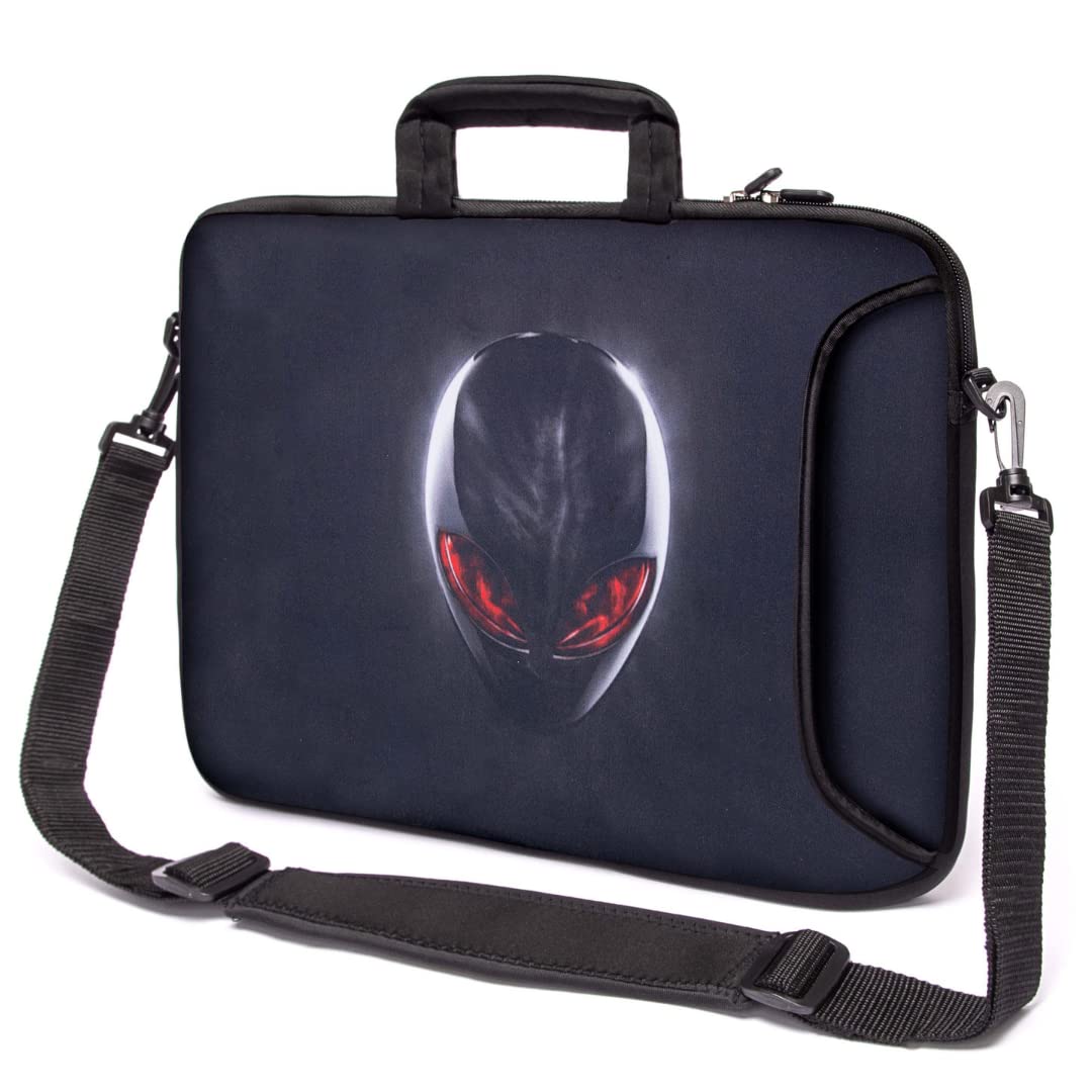 Funky Planet Wasserdichte Laptoptasche 15 Zoll - 15,6 Zoll Notebook Tasche aus Neopren - Laptop Case