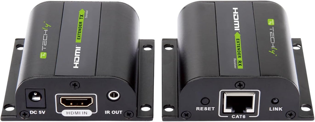 Techly IDATA-EXT-E70I HDMI Extender mit IR, 60m Schwarz