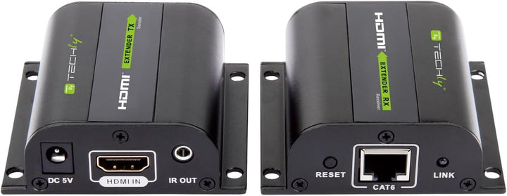 Techly IDATA-EXT-E70I HDMI Extender mit IR, 60m Schwarz