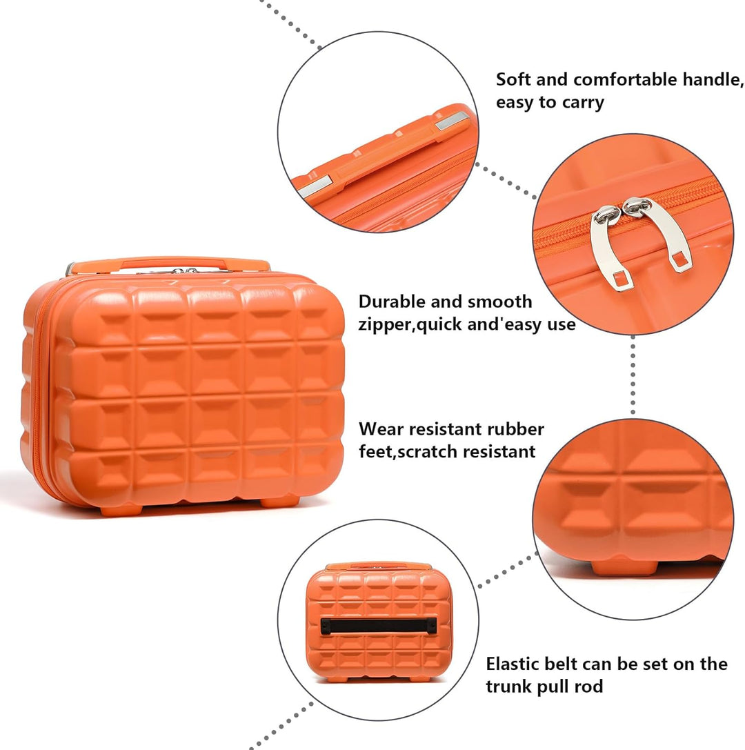 KONO Hartschale Kosmetikkoffer Beautycase Klein Beauty Case Hartschale ABS Handgepäck Gepäck-Sets fü