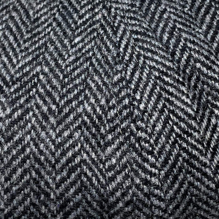 WEROR Herren Schiebermütze Flatcap Cap Mütze Fischgrät WEROR-320.1 60-61 Anthrazit, 60-61 Anthrazit