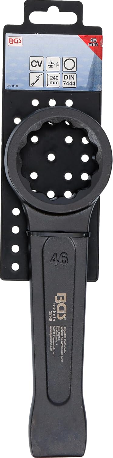 BGS 35146 | Schlag-Ringschlüssel | SW 46 mm Schlüsselweite: 46 mm, Schlüsselweite: 46 mm